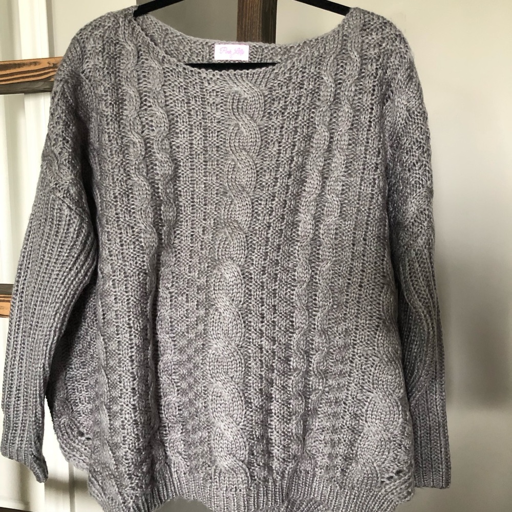 Pink Lily Sweater
